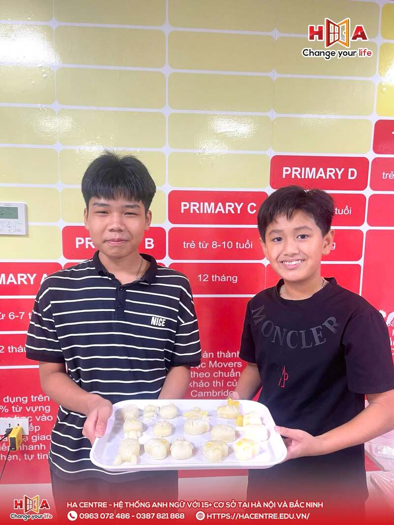 Biến lớp học thành "XƯỞNG BÁNH" - Cùng HA Junior Thuận Thành đón trung thu