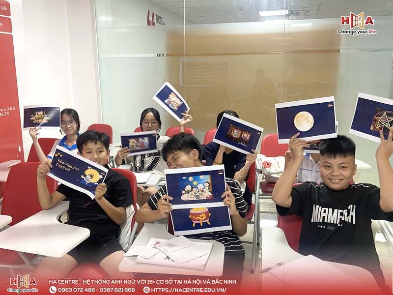 Biến lớp học thành “XƯỞNG BÁNH” – Cùng HA Junior Thuận Thành đón trung thu