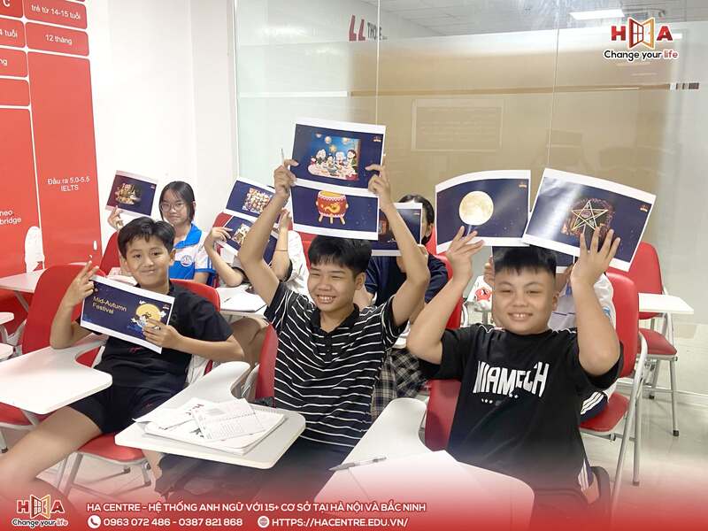 Biến lớp học thành "XƯỞNG BÁNH" - Cùng HA Junior Thuận Thành đón trung thu