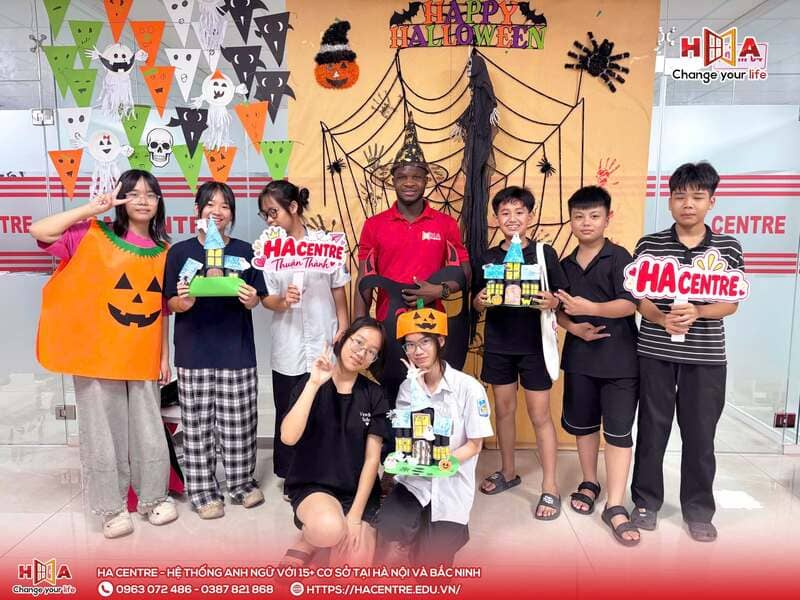 Halloween vui hết nấc – Học tiếng anh thật thích tại HA Junior Thuận Thành
